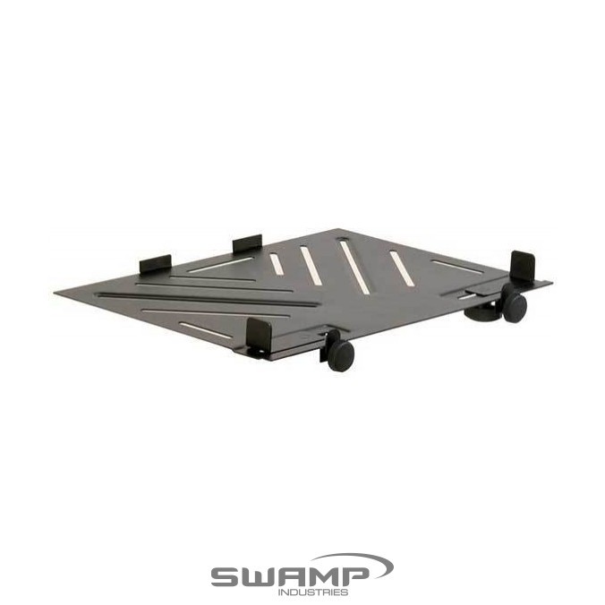 SWAMP LS-500 X-stand Heavy Duty DJ Laptop Stand with Interface Tray - Dual Tier