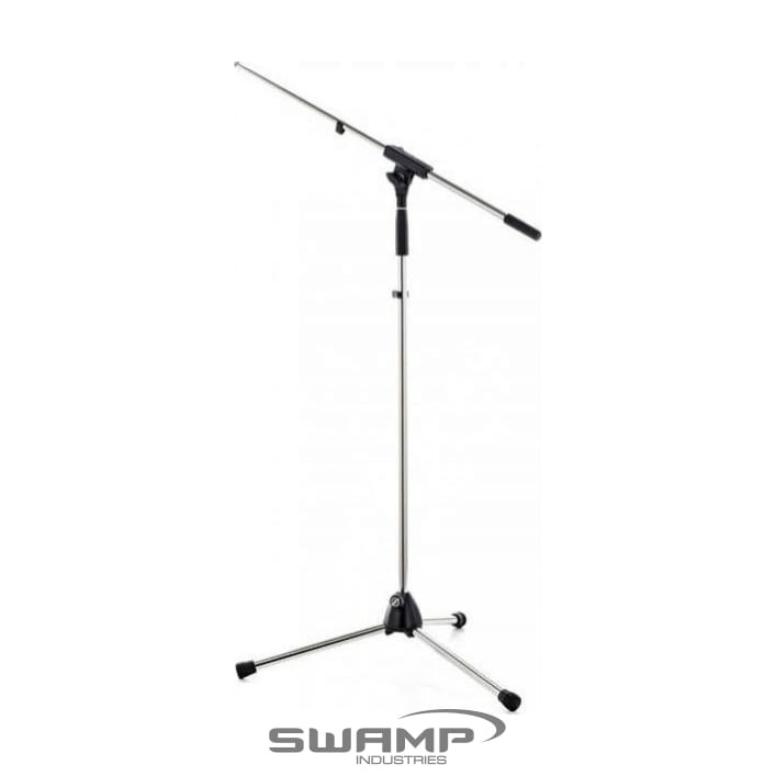 K&M 25400 Microphone Boom Stand Low Weight Large Foot Ends Stable