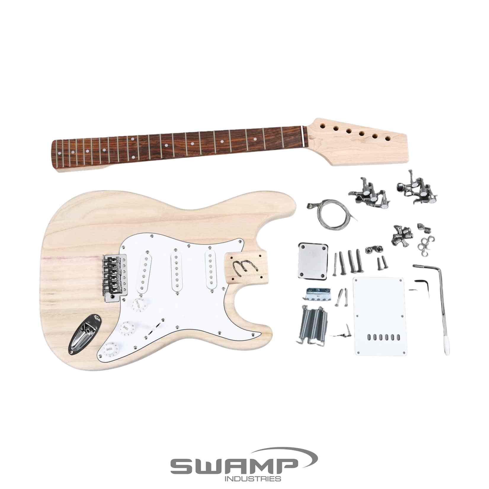 SWAMP DIY Build Your Own Electric Guitar Kit - Semi-Hollow Body 335 Style 