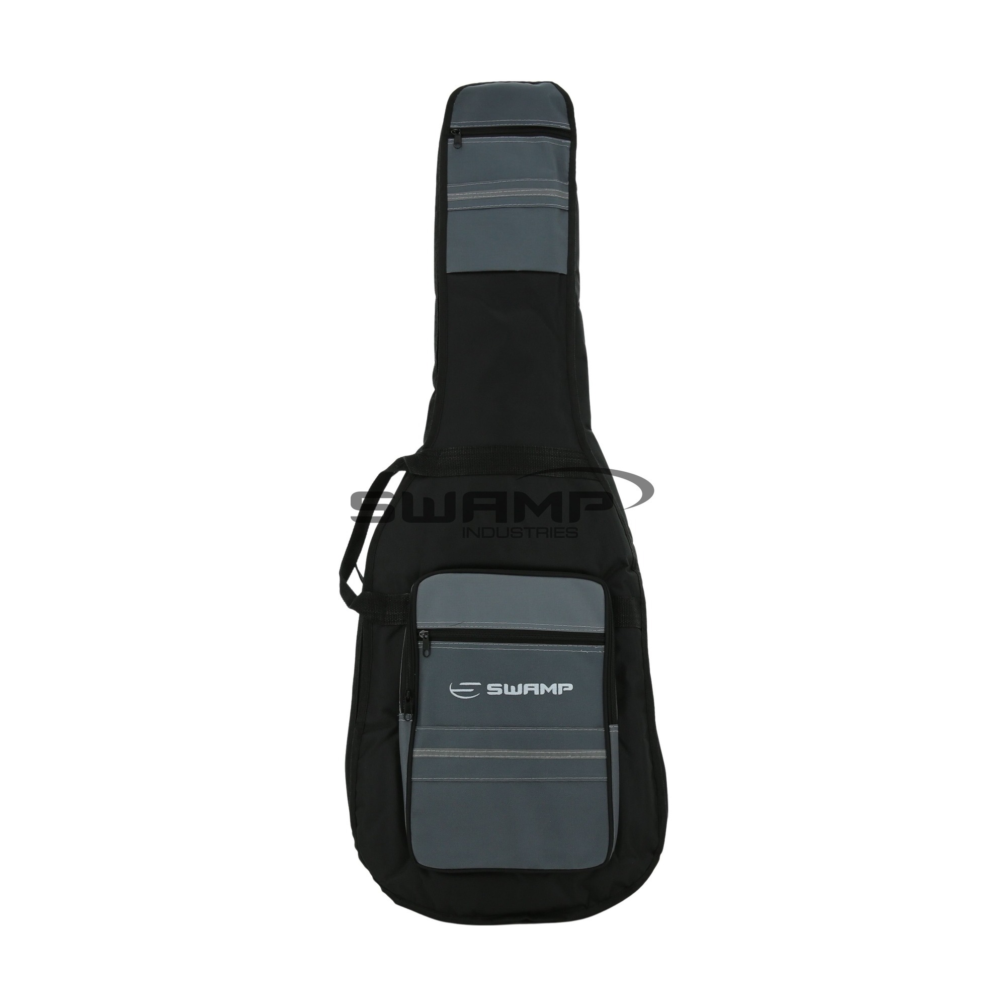 On Stage GHA7550CG Hybrid Acoustic Guitar Gig Bag Charcoal Gray 22mm Padding