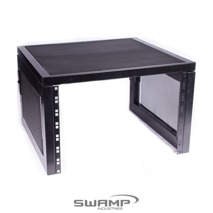 SWAMP 1RU 19 inch Rack Case Blanking Panel - Cover Plate - Air Vents