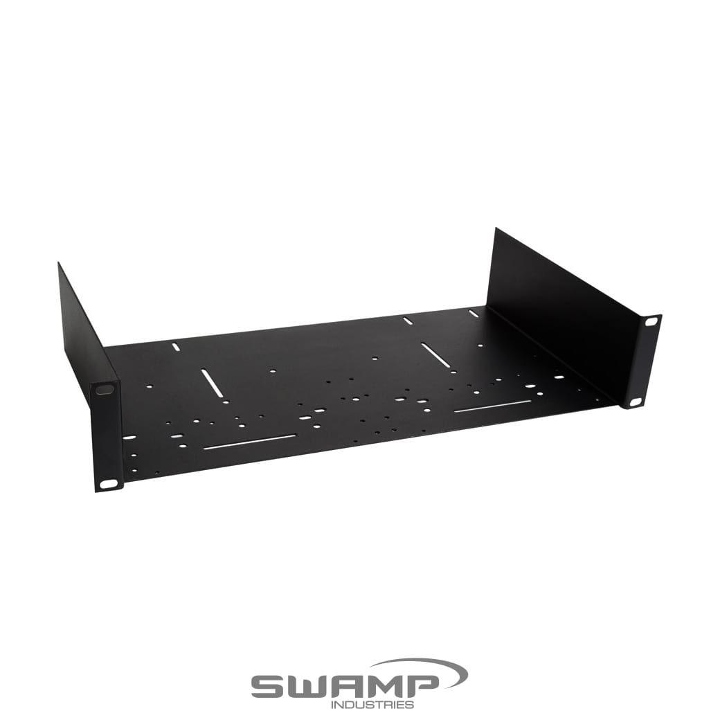SWAMP 1RU 19 inch Rack Case Blanking Panel - Cover Plate - Air Vents