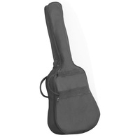Steel String Acoustic Electric Guitar - Pickup & Tuner - Small Body - Black