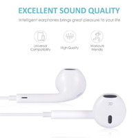 White In-Ear Earbud Headphones with USB-C Connection