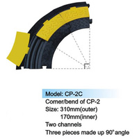 Cable Tray - Cable Cover - 2 Channel - 1m