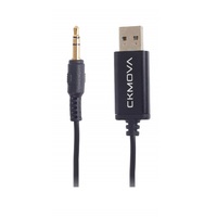 CKMOVA AC-A35 3.5mm TRS to USB-A Audio Cable 1.2m - Black