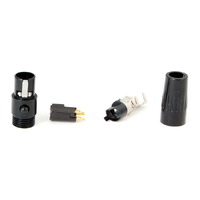 Cable Techniques TA3FL-K 3-pin Female Mini XLR 6mm Outlet - Black