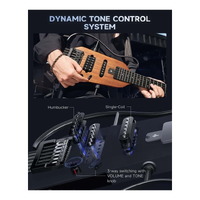 Donner HUSH-X Electric Guitar Kit - Natural