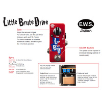 EWS LBD - Little Brute Drive - Overdrive Guitar Pedal