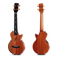 Enya Feather Solid Mahogany Tenor Ukulele with AcousticPlus Pickup - Natural