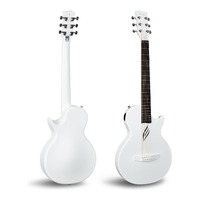 Enya Nova Go 35" Carbon Fibre Guitar - AcousticPlus - White