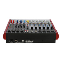 SWAMP 6 Channel Mixing Desk - 4 Mic Preamps - Graphic EQ - Bluetooth