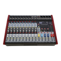SWAMP 10 Channel Powered Mixing Desk - 2x 300W - 8 Mic Preamps - EQ - Bluetooth