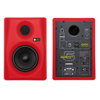 Pair of Monkey Banana Gibbon Series Active 5" Studio Monitors - Red