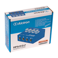 Alctron - 4 Channel Studio Headphone Splitter Amplifier - 1/4" Jacks