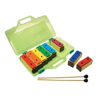 Opus Percussion 8-Note Resonator Bell Set in Plastic Case with Mallets