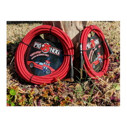 Pig Hog "Candy Apple Red" Instrument Cable - 10ft