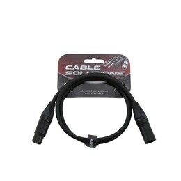 SWAMP Pro-Line Balanced XLR Mic Cable Neutrik AG Black Plugs - 10m