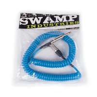 SWAMP Curly Guitar Lead - Blue