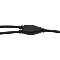 Mini-Jack to Dual 1/4" - Left/Right Splitter Cable - 1m