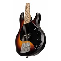 Sterling S.U.B Series Ray5 B - 5 String Bass Guitar - Vintage Sunburst