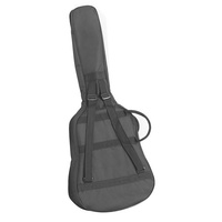 Steel String Acoustic Guitar - Tuner & Pickup - Dreadnought - Black