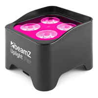 Beamz BBP90 Fanless Battery Powered Uplight Par - 4x4W RGB-UV