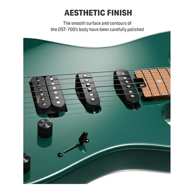 Donner DST-700 Electric Guitar HSS Pickup - Forest Green