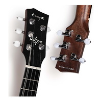 Enya Taimane Moon Tenor 5-String Ukulele with AcousticPlus Pickup - Black