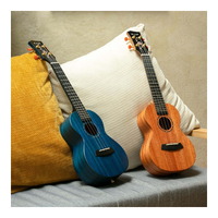 Enya MS Blue Solid Mahogany Ukulele - Tenor