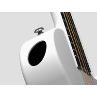 Enya Nova Go Mini Carbon Fibre Acoustic Guitar - White