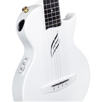 Enya Nova U Pro Carbon Tenor Ukulele - White - includes pickup