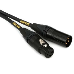 Mogami Gold Studio XLR-XLR Cable Neutrik Plugs with Gold Contacts - 25ft