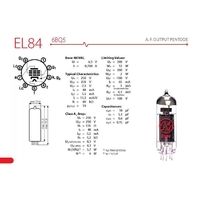 JJ Electronic EL84 Power Tubes - Matched Pair