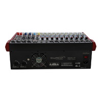SWAMP 10 Channel Powered Mixing Desk - 2x 300W - 8 Mic Preamps - EQ - Bluetooth
