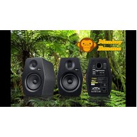 Pair of Monkey Banana Turbo Series Active 8" Studio Monitors - Black