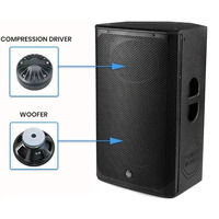 PowerWorks Medium Powered PA - 2x 15" Subwoofer + 2x 12" FOH Speakers