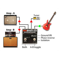 Radial BigShot ™ ABY True Bypass Guitar Amp Switcher / Selector