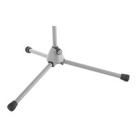 K&M 210/6 Tripod Microphone Boom Stand - Soft Touch Grey