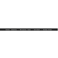 SWAMP Pro-Line Balanced XLR Mic Cable Neutrik AG Black Plugs - 1m