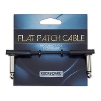 RockBoard Flat Patch Cable - Black Connectors - 5cm
