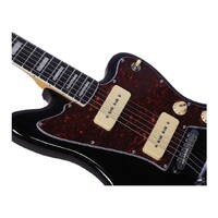 Artist Grungemaster Electric Guitar with P90 Type Pickups - Black