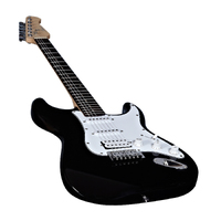 Artist AS1 ST Style HSS Electric Guitar - Black