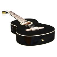 Artist CL44BK Full Size Classical Nylon String Guitar Pack - Black