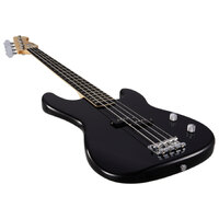 Electric Bass Guitar and Amplifier Starter Pack - Black