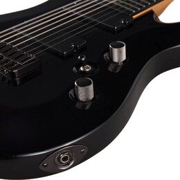 Artist Indominus8 8 String Electric Guitar - Black Chrome Finish