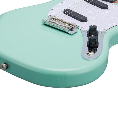 Artist Falcon Surf Green Electric Guitar with Single Coil Pickups