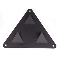 4x Fibreglass Acoustic Treatment Panel - Black - 60cm x 60cm