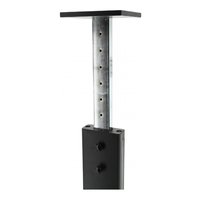 SWAMP AP-3385 Home Speaker Studio Monitor Height Adjustable Stand - Single