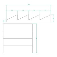 10x Sheets of SWAMP Studio Acoustic Foam Panel - 50mm Wedge